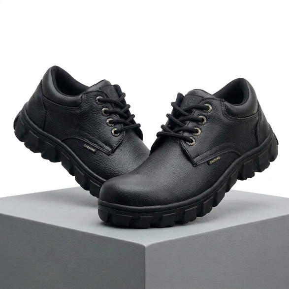 Sepatu Safety Tali Pendek Cheking - Sepatu Safety Cheking